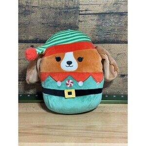 Squishmallows Darcy The Christmas Elf Dog 8" Stuffed Animal Plush